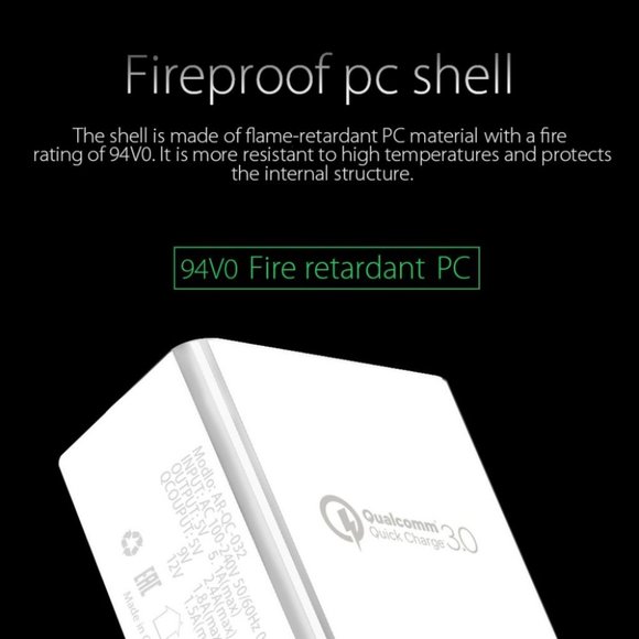 QC 3.0 USB Wall Charger 5V/2.1A Quick Adapter - Picture 2 of 6